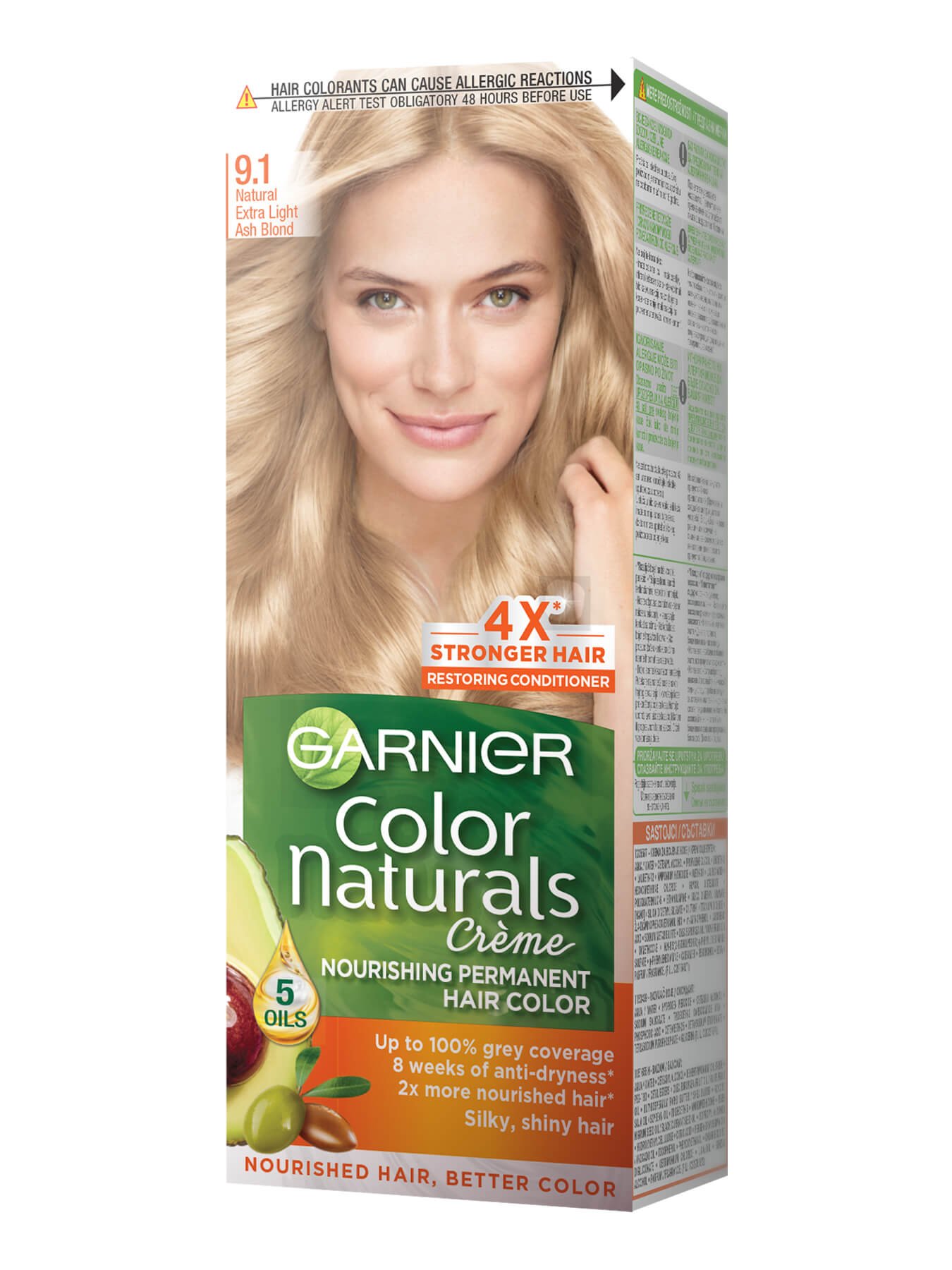 Garnier Color Naturals 9.1 Naravno zelo svetla pepelnato blond