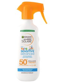 Garnier Ambre Solaire Kids Sensitive Advanced SPF50+ pršilo za otroke