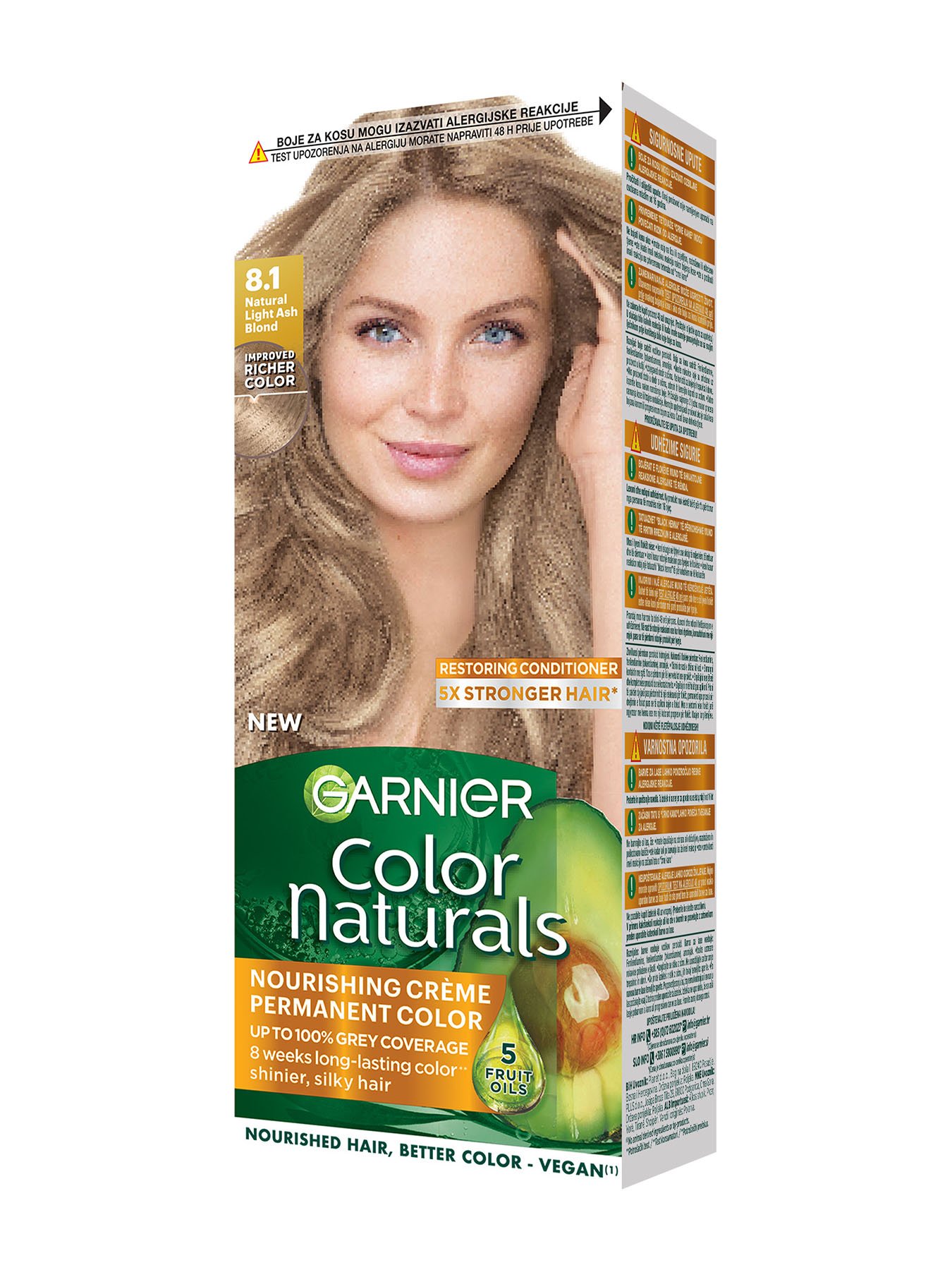 Garnier Color Naturals 8.1 Naravno svetla pepelnato blond