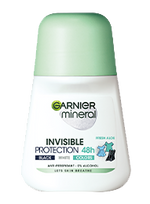 Garnier Mineral Deo Invisible Black, White & Colors Fresh 48h antiperspirant Roll-on