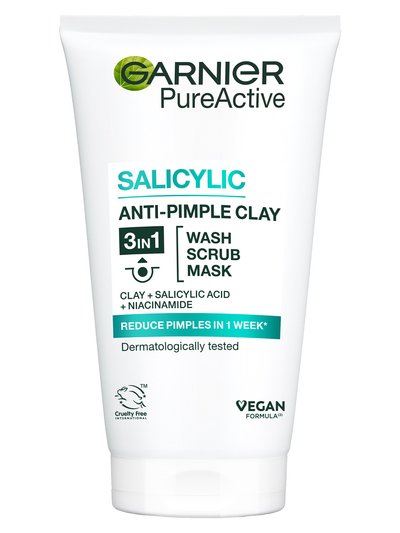 Garnier Pure Active 3V1 ČISTILNI PRIPRAVEK ZA OBRAZ PROTI NEPRAVILNOSTIM.
