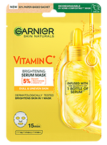Serum maska za obraz z vitaminom C