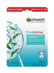 Garnier Skin Naturals Pure Active maska u maramici protiv nepravilnosti 