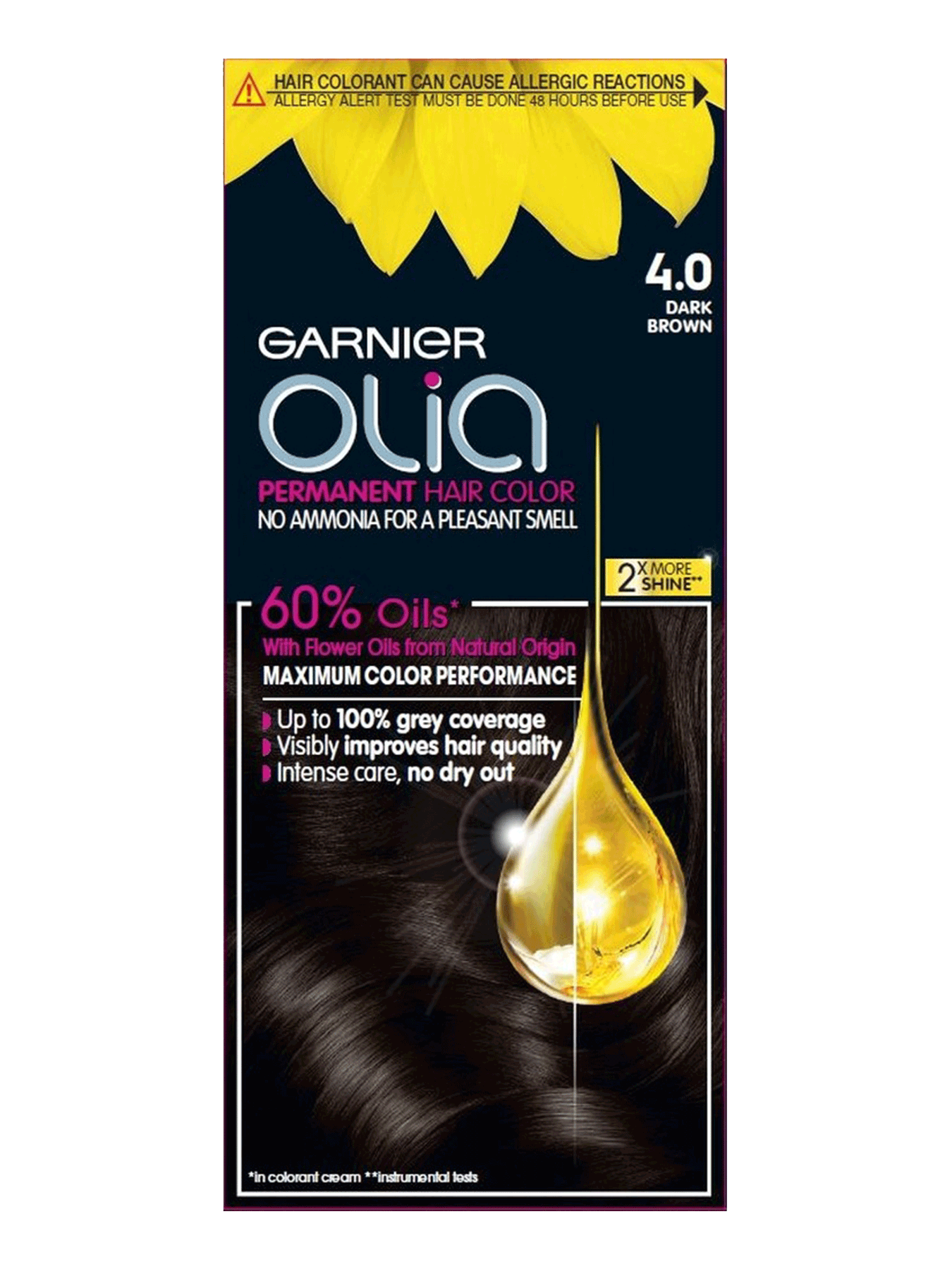 Garnier Olia 4.0 Temno rjava