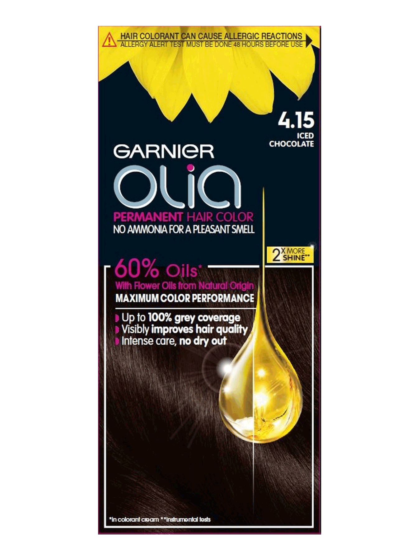 Garnier Olia 4.15 Ledeno čokoladna