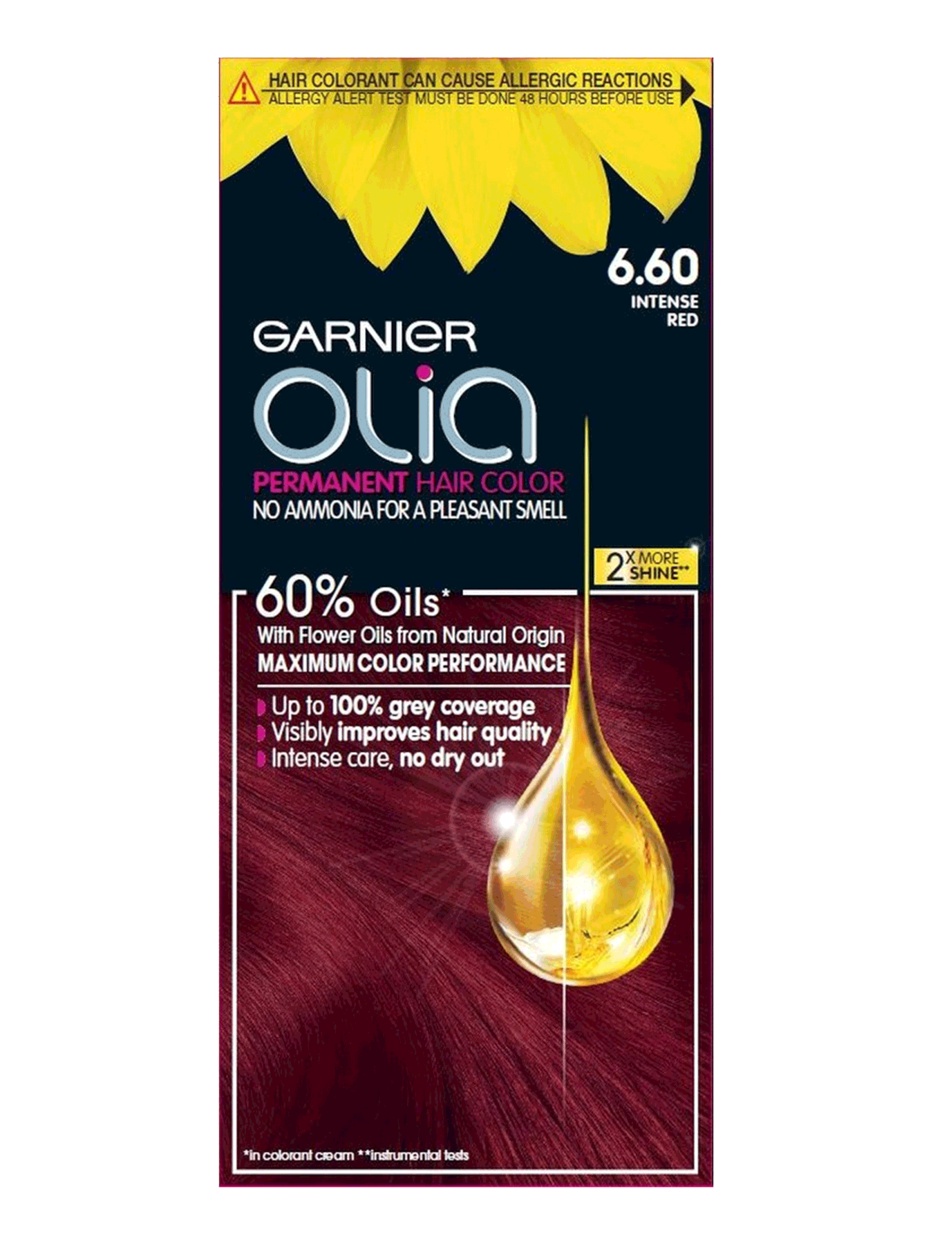 Garnier Olia 6.60 Intenzivno rdeča