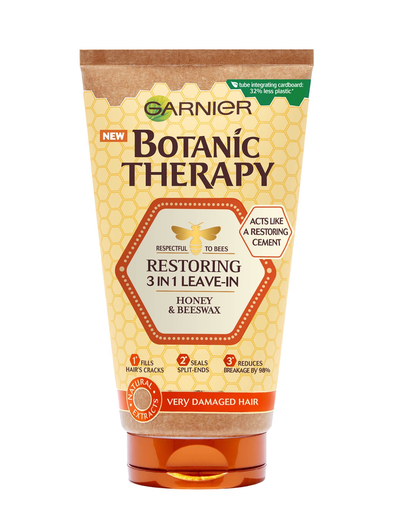 Garnier Botanic Therapy Honey & Beeswax 3 v 1 nega brez izpiranja 
