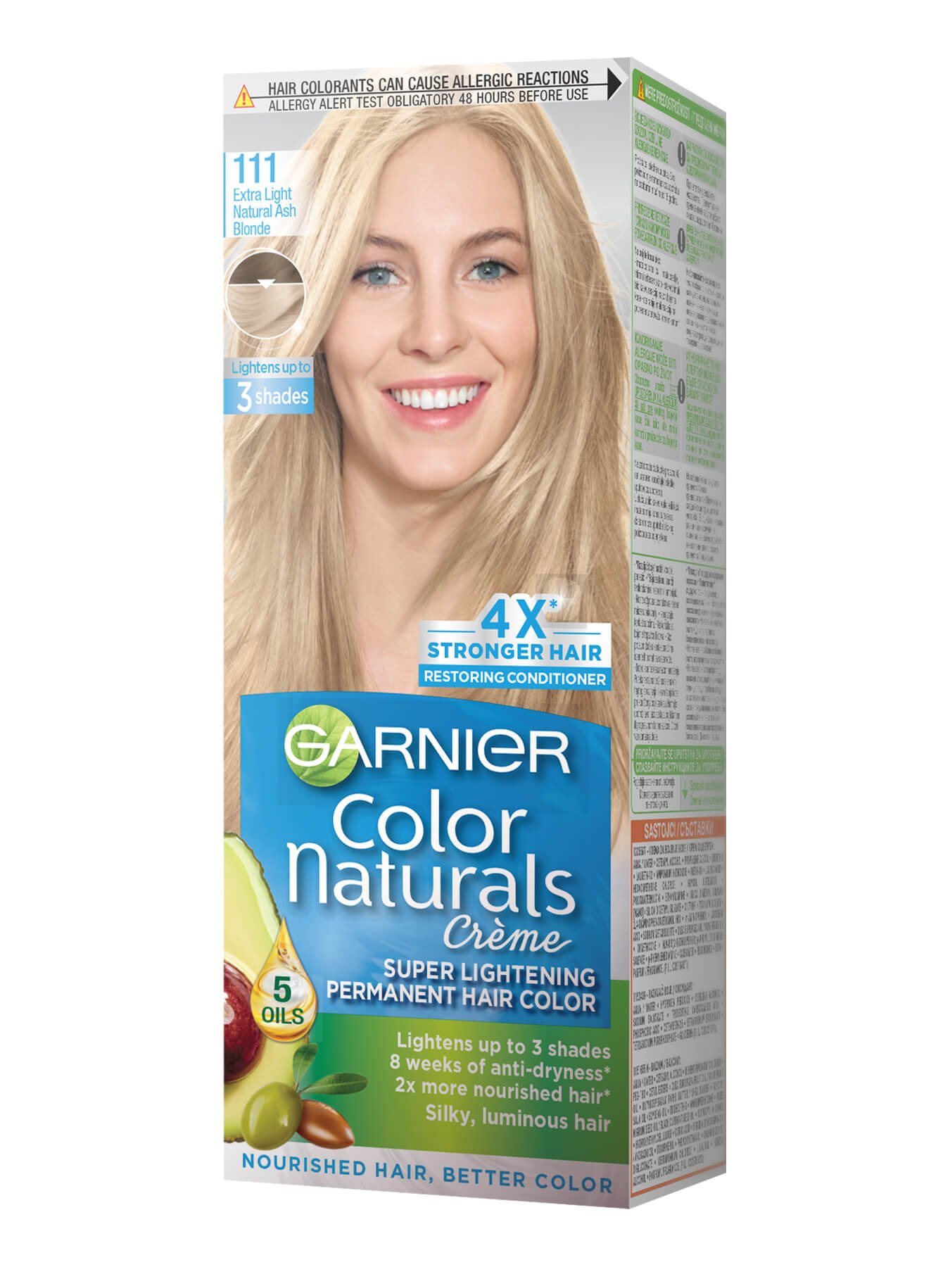 Garnier Color Naturals 111 Zelo svetla naravno pepelnato blond