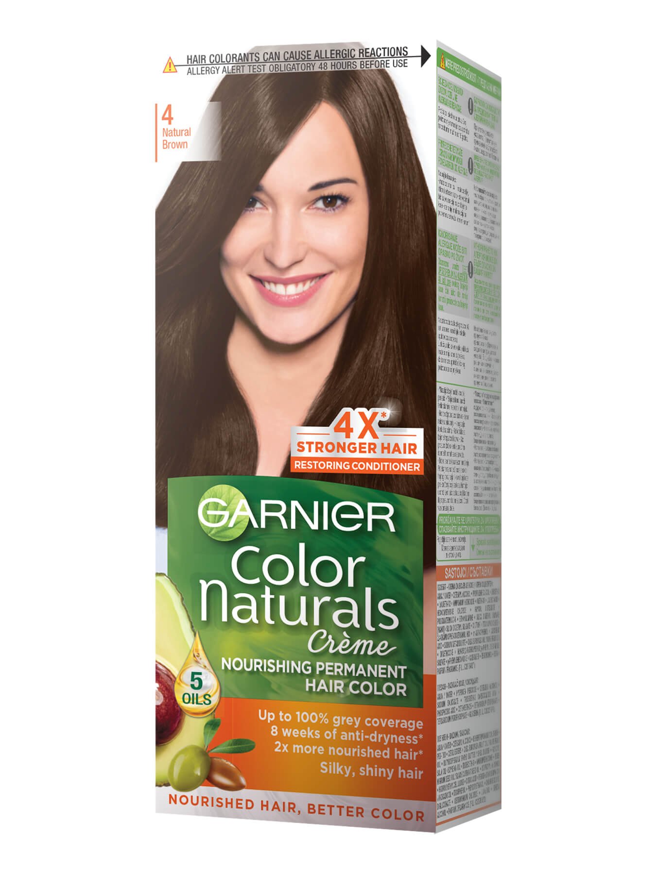 Garnier Color Naturals 4 Naravno rjava