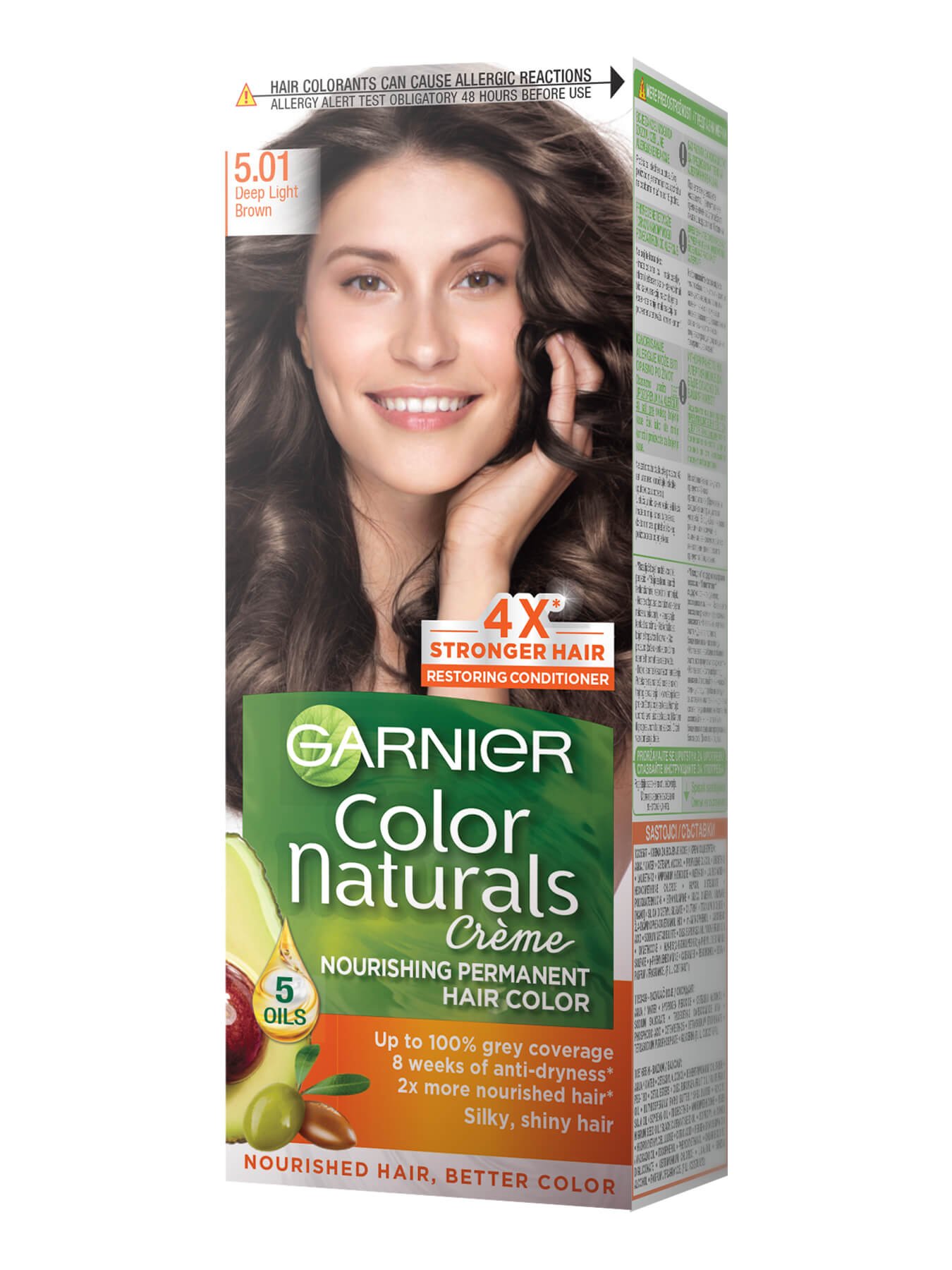 Garnier Color Naturals 5.01 Intenzivno svetlo rjava