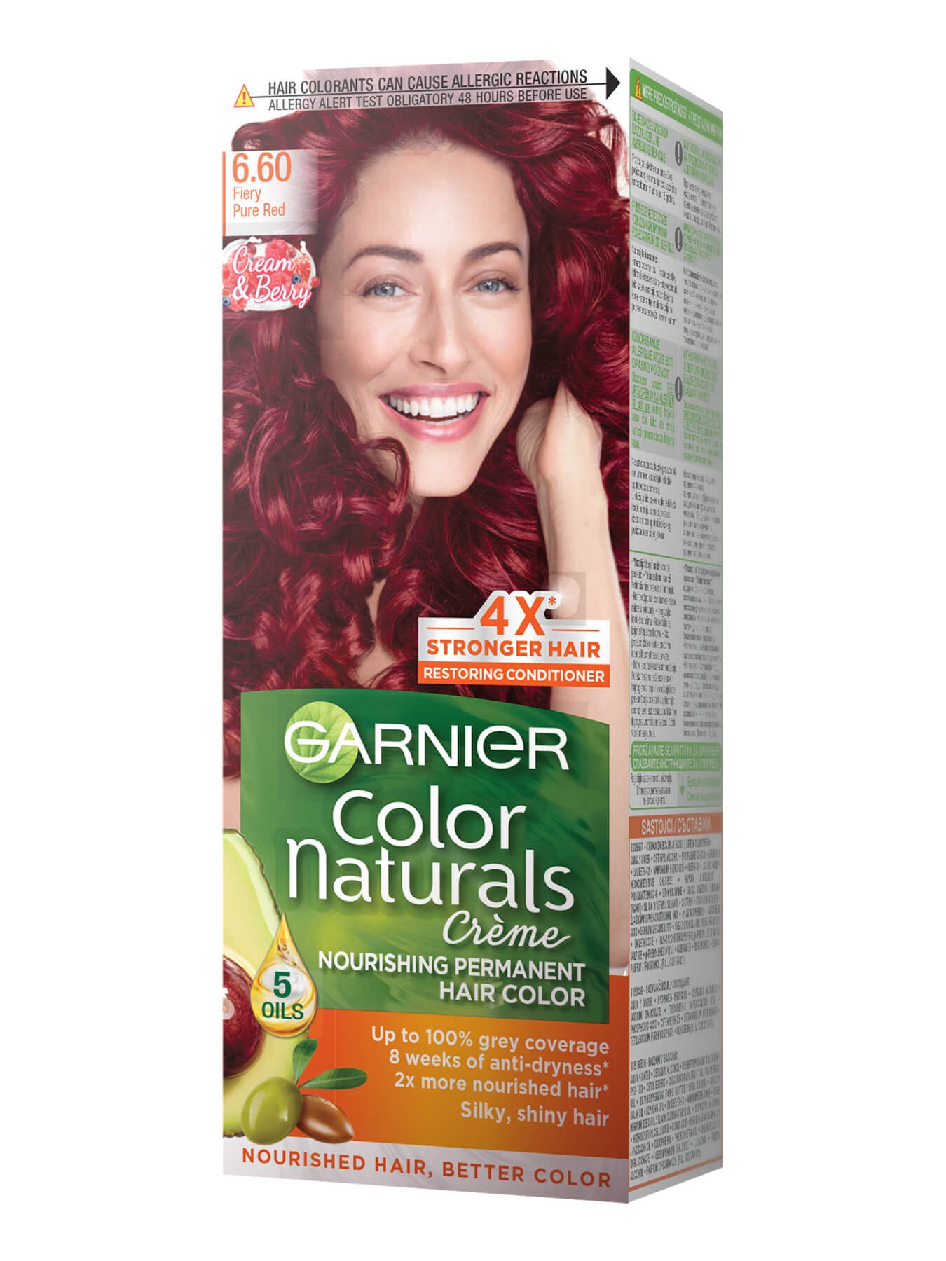 Garnier Color Naturals 6.60 Ognjeno rdeča