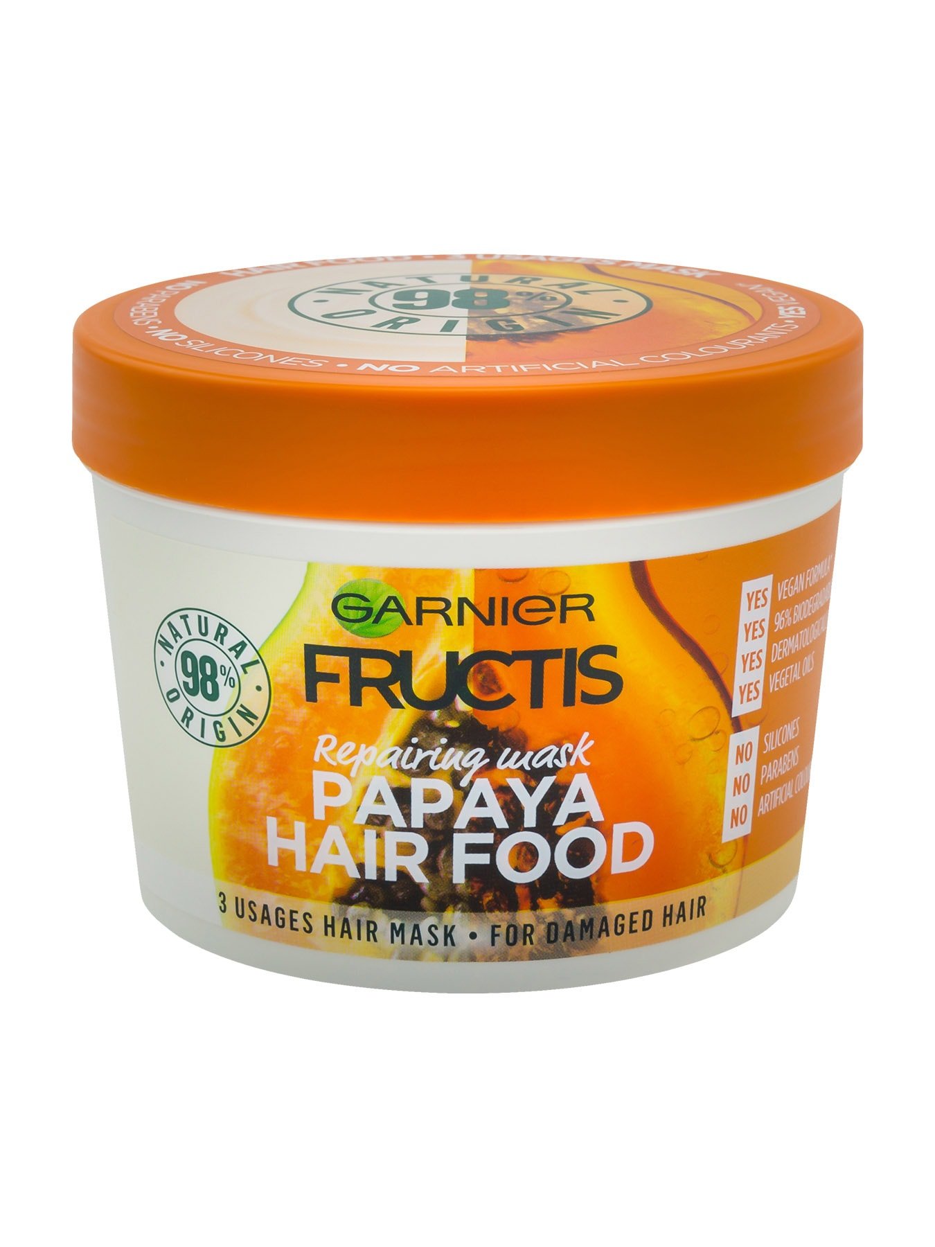 Garnier Fructis Hair Food Papaya Maska 