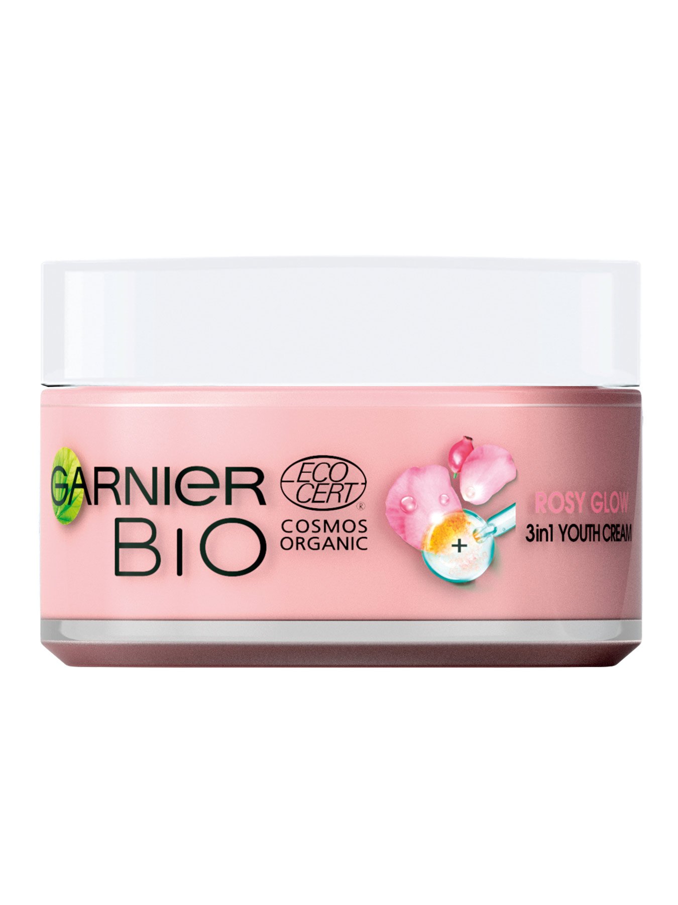 Garnier Bio Rosy Glow krema za mlajši videz kože 3v1