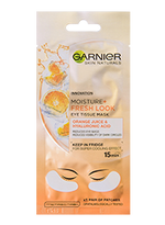 Garnier Skin Naturals Eye Tissue maska za oči v robčku za zmanjšane temne podočnjake