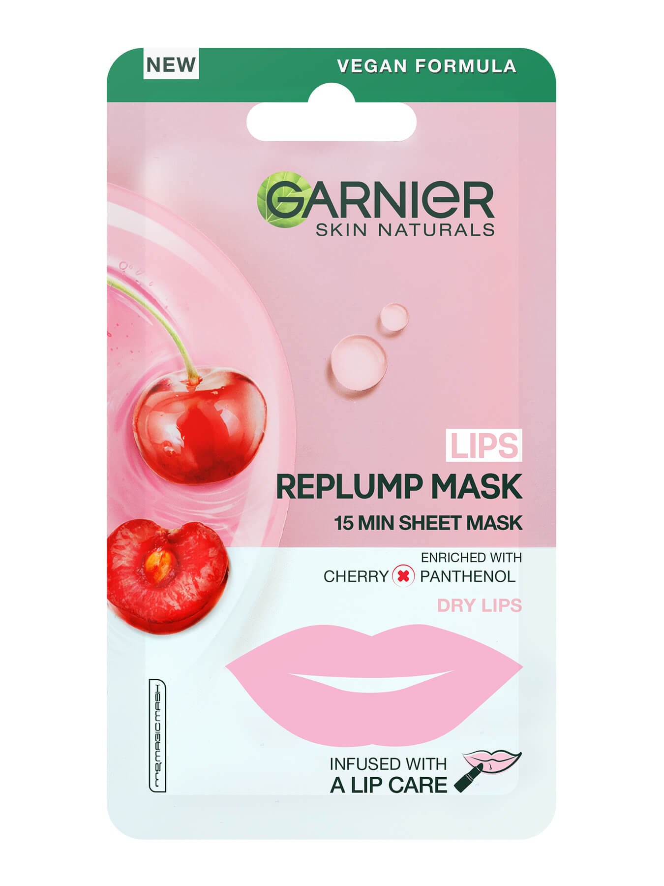 Garnier Skin Naturals Lips Replump maska za ustnice