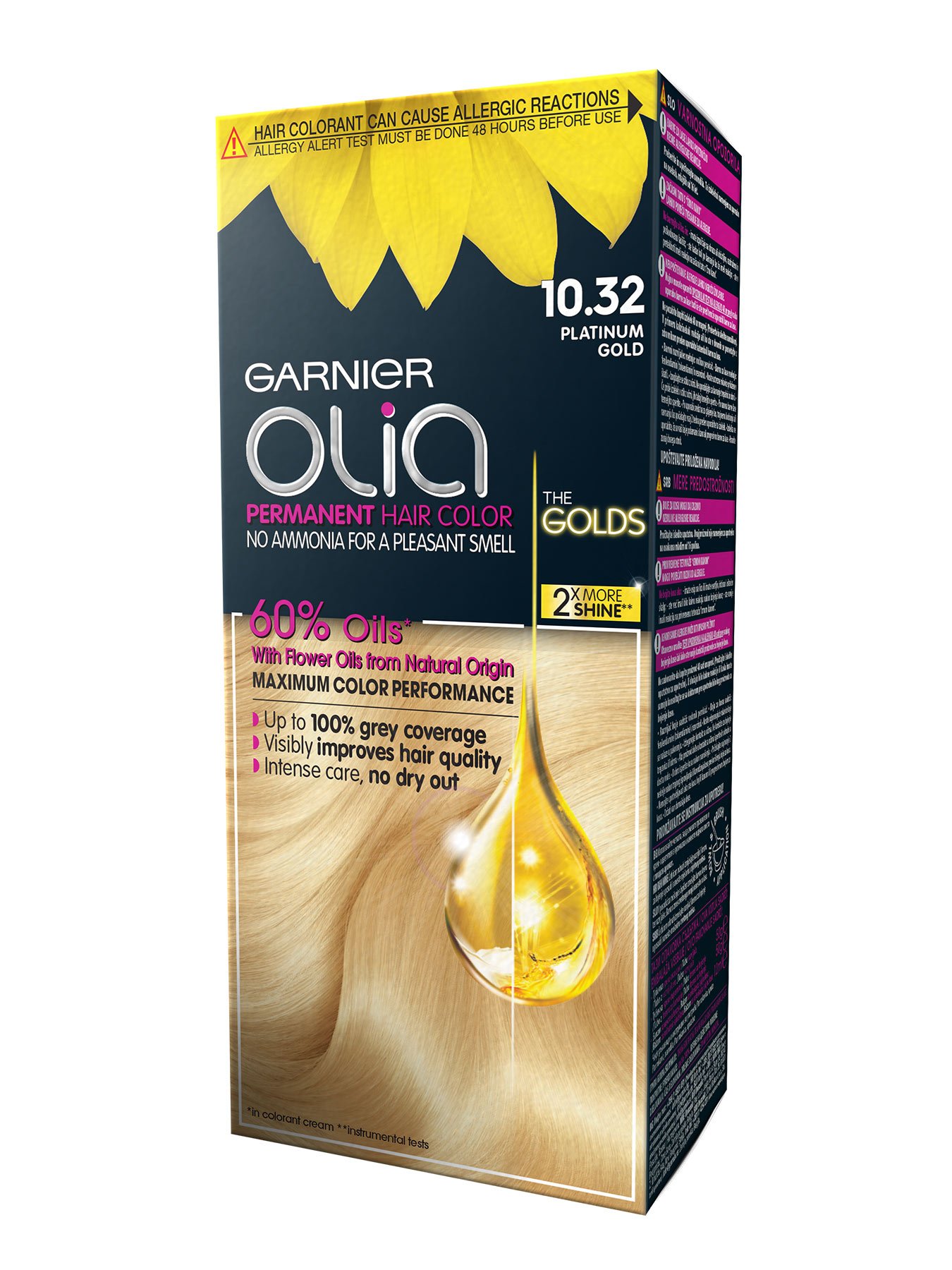 Garnier Olia Gold 10.32 Platinasto zlata